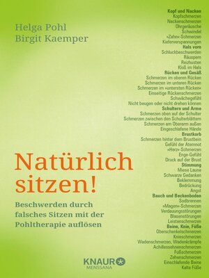 cover image of Natürlich sitzen!